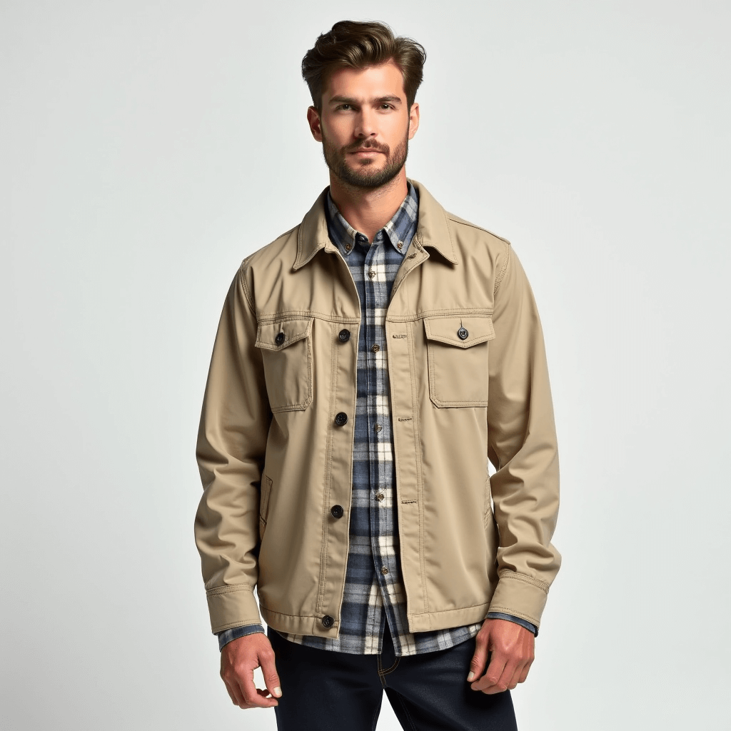 Waxed Canvas Trucker Jacket